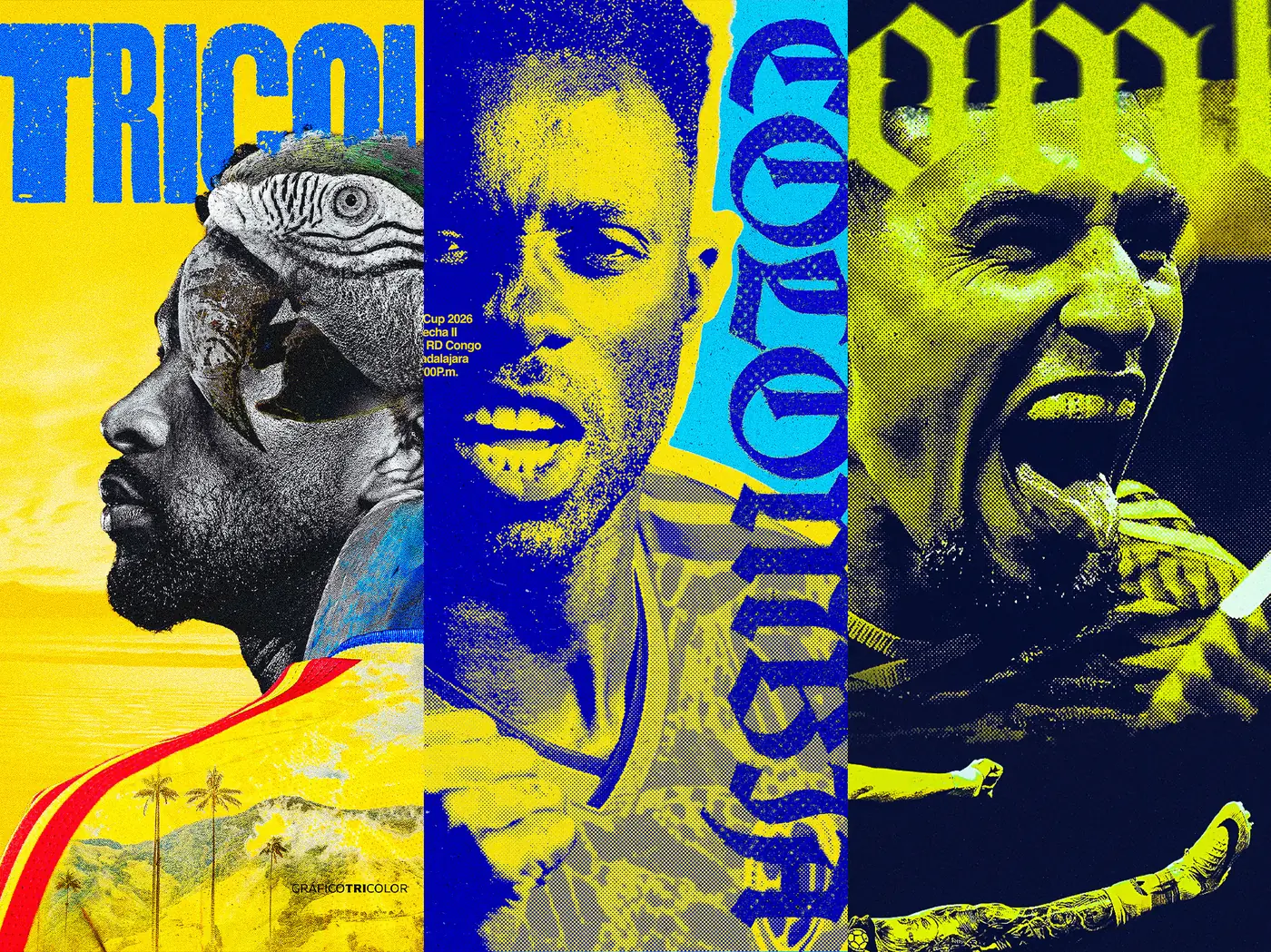 Gráfico Tricolor: Colombia World Cup poster series