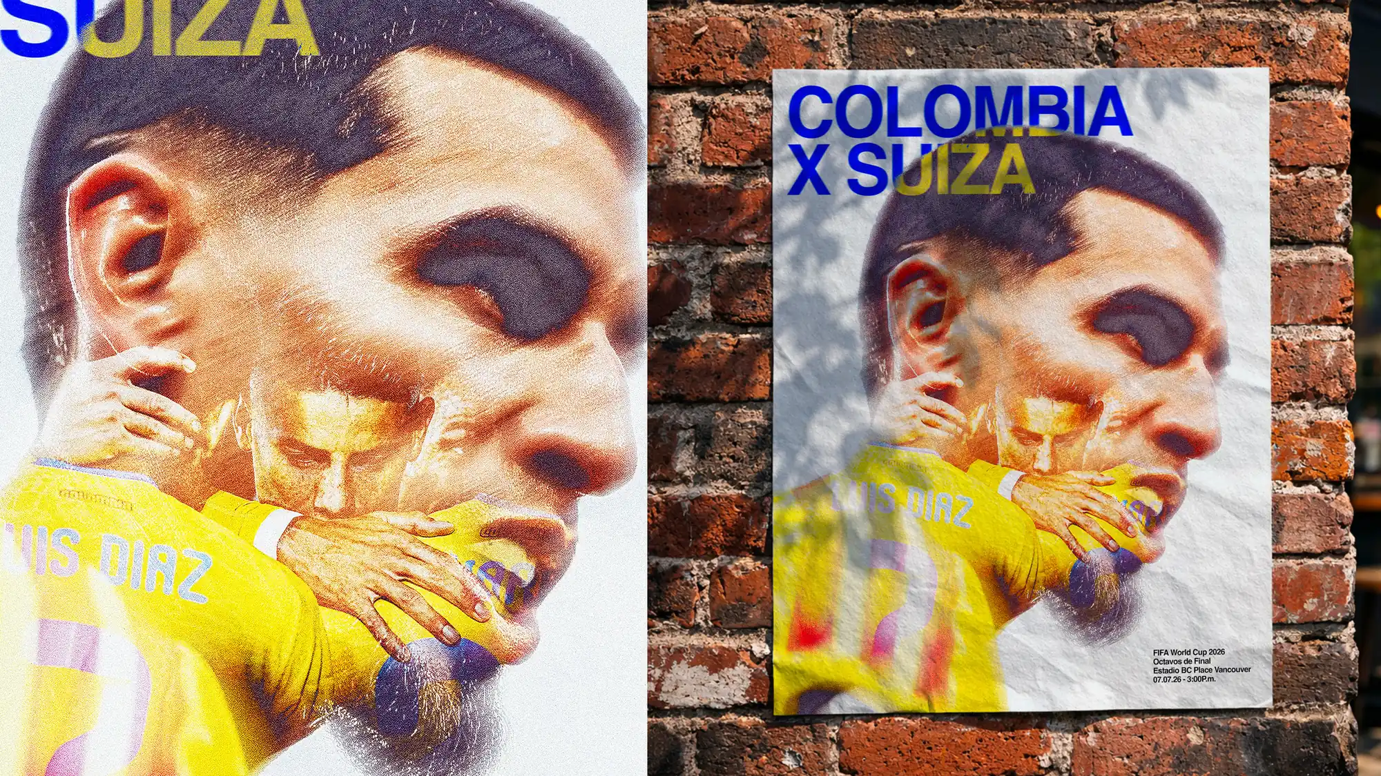 Gloria Inmarcesible: stadium victory posters with anthem lyrics as headlines